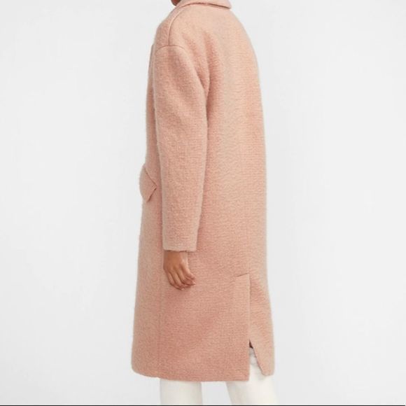 Wool-Blend Car Coat express jacket women's winter large NWT - Picture 3 of 4